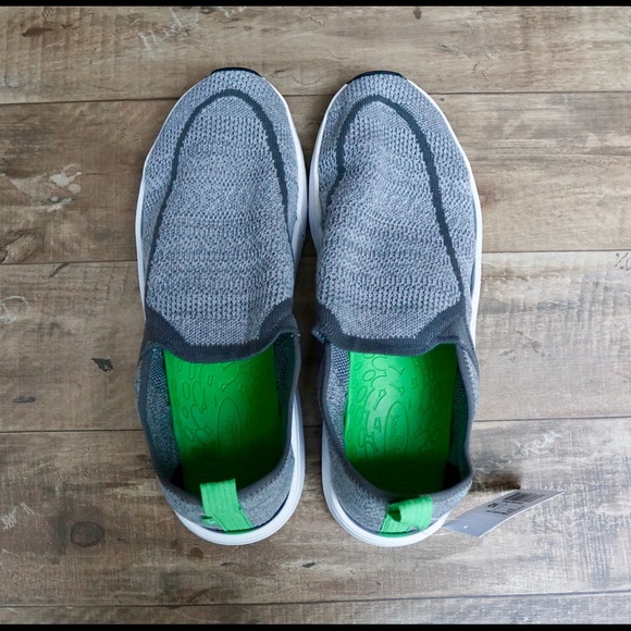 Sanuk Chiba Quest Knit Grey Men’s Slip-On Shoes - Picture 11 of 16